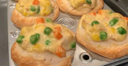 Mini chicken pot pies