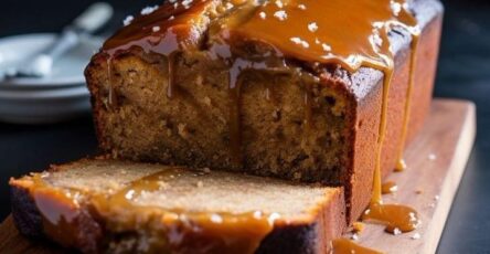 Salted Caramel Banana Bread