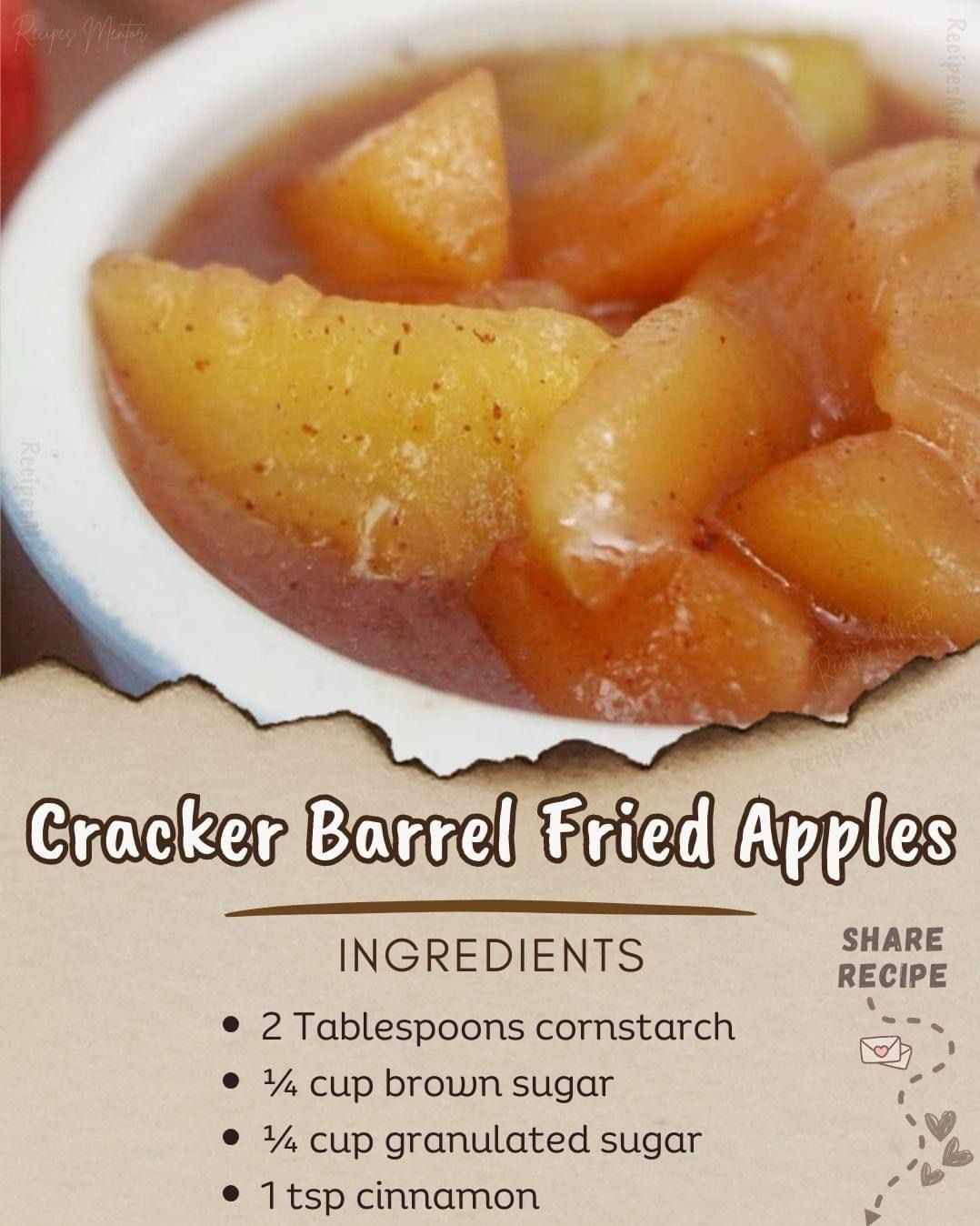 Slow Cooker Cracker Barrel Fried Apples