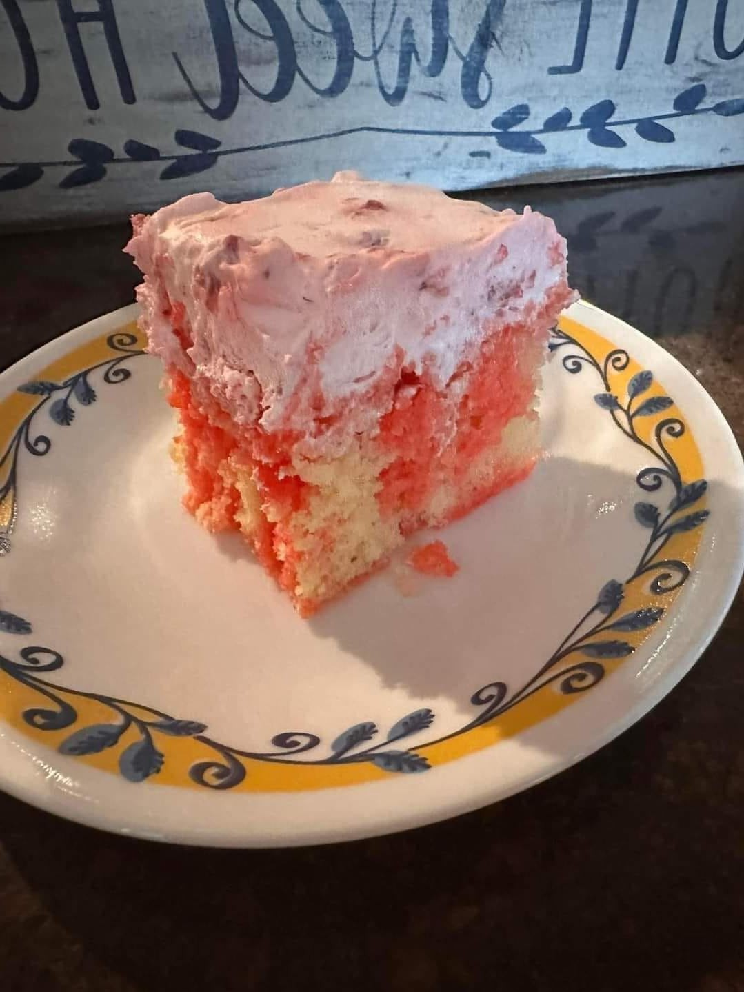 Best Strawberry Poke Cake