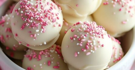 Strawberry Shortcake Truffles