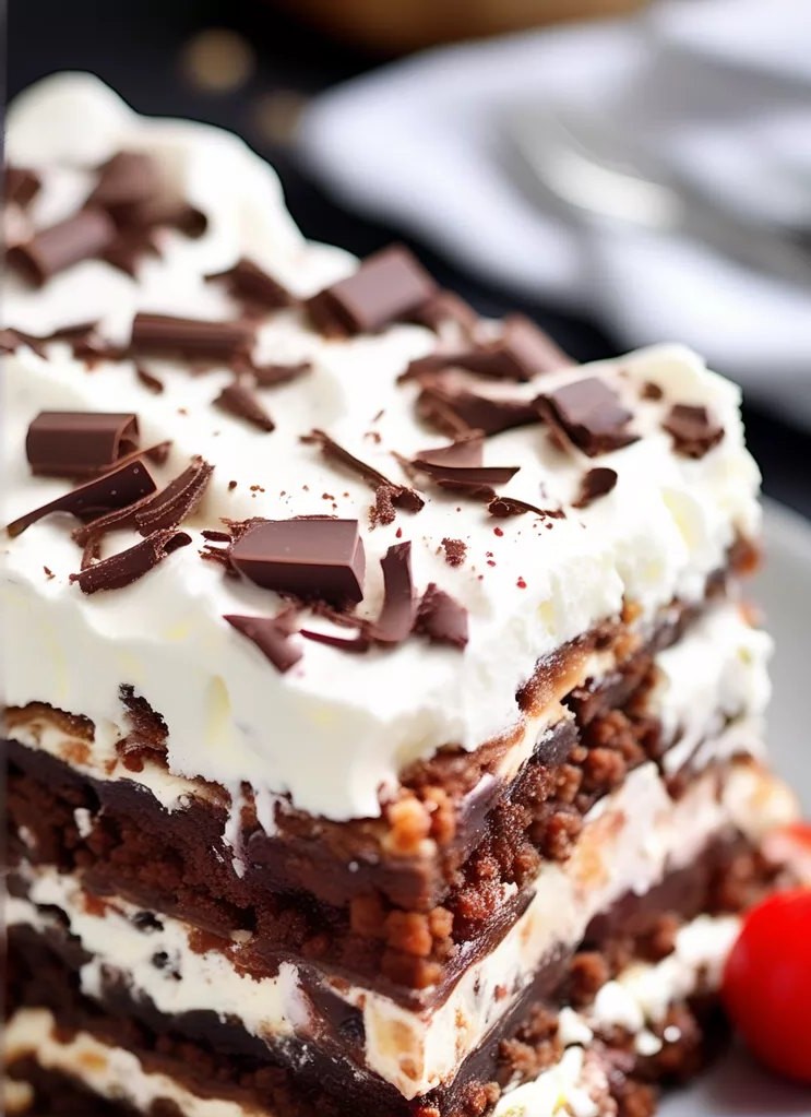 Heavenly No-Bake Chocolate Lasagna