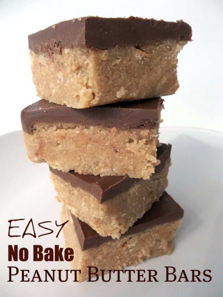 NO BAKE PEANUT BUTTER BARS