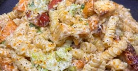 Chicken Caesar Pasta Salad