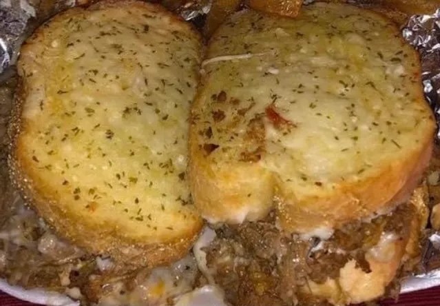 Steak and Cheese Garlic Toast