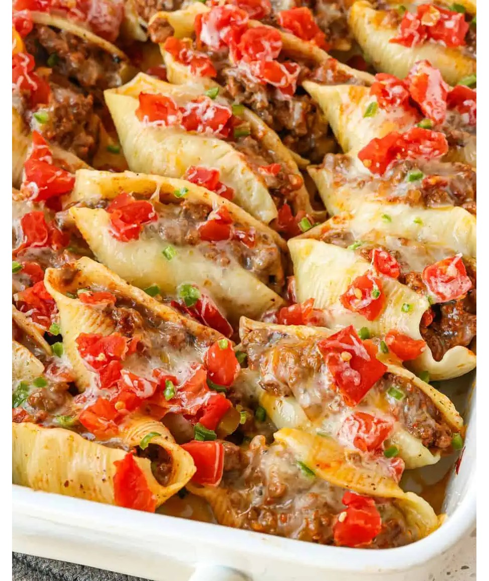 TACO STUFFED SHELLS