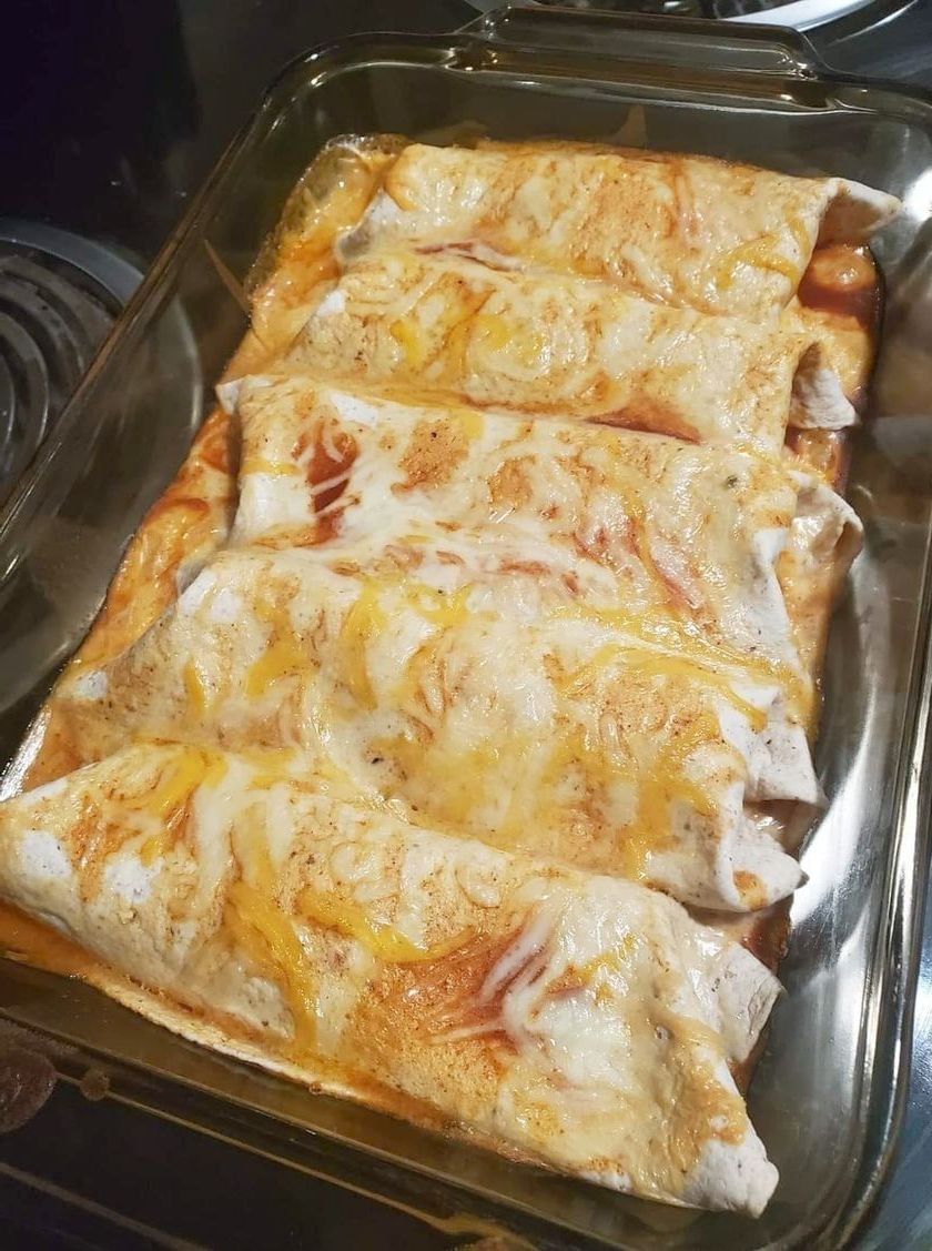 Cream Cheese Chicken Enchiladas