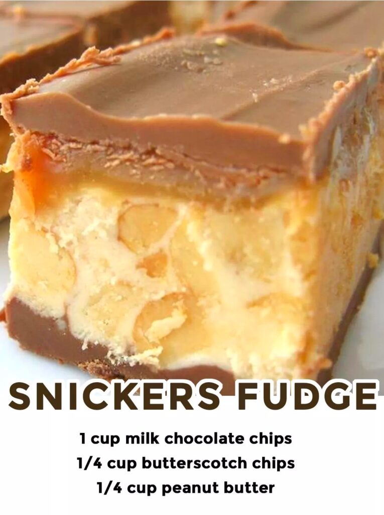 Snickers Fudge