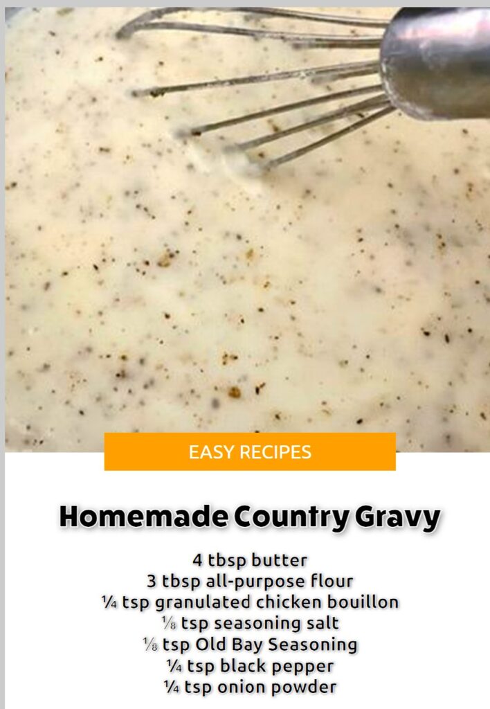 Country Gravy Recipe