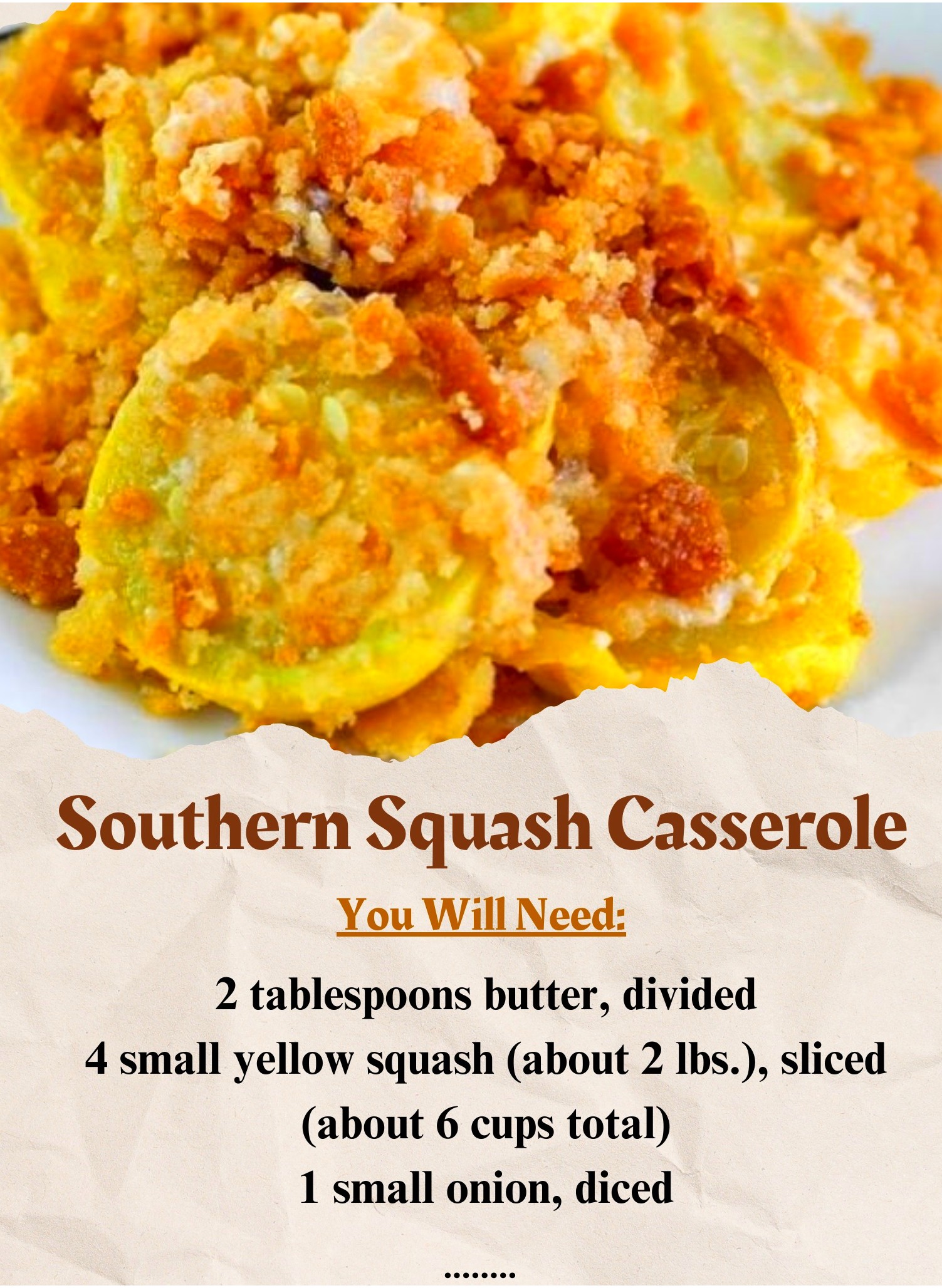 SOUTHERN SQUASH CASSEROLE