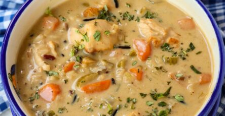 CHICKEN AND WILD RICE SOUP