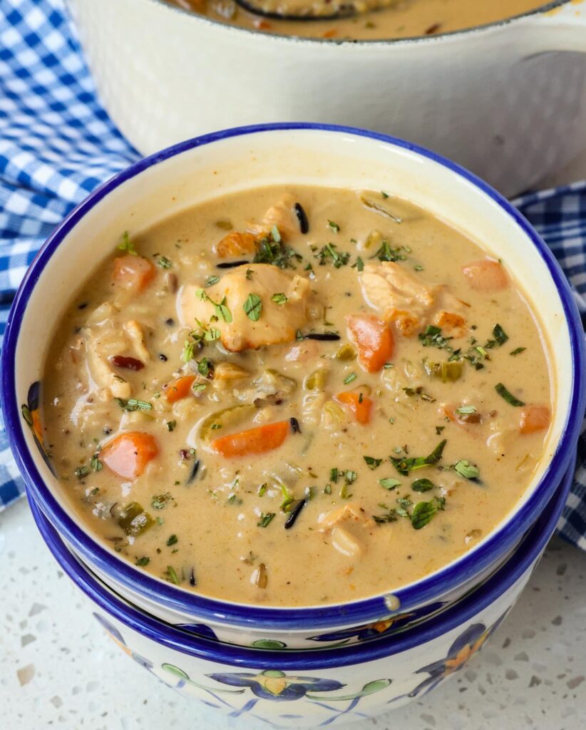 CHICKEN AND WILD RICE SOUP