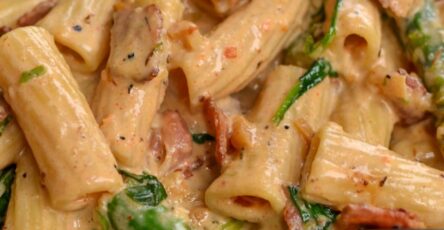 BACON ASPARAGUS CAJUN PASTA