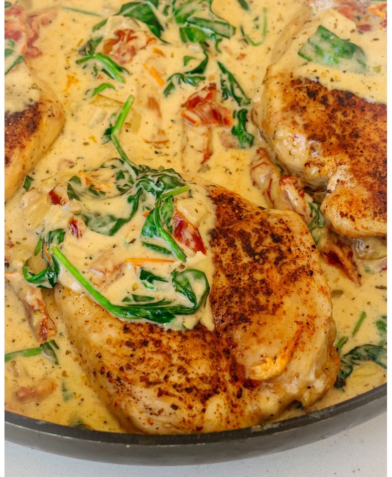 CREAMY TUSCAN CHICKEN