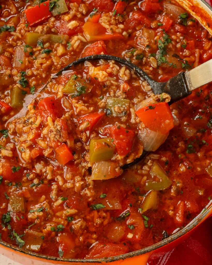 STUFFED PEPPER SOUP