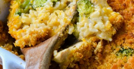 CHICKEN BROCCOLI RICE CASSEROLE