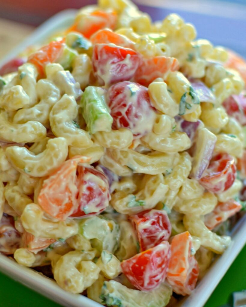 CREAMY MACARONI SALAD RECIPE