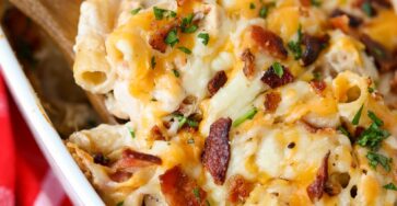 CHICKEN BACON RANCH CASSEROLE