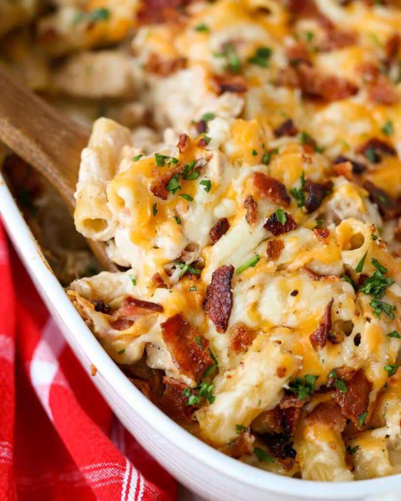 CHICKEN BACON RANCH CASSEROLE