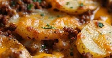 Hamburger Potato Casserole