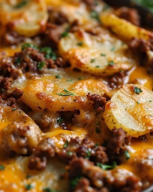 Hamburger Potato Casserole