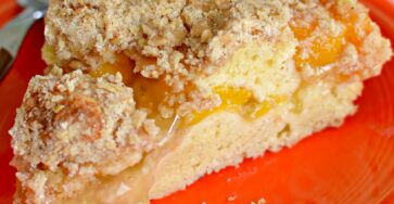 PEACH COFFEE CAKE