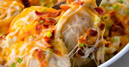 CHEESY PIEROGI CASSEROLE