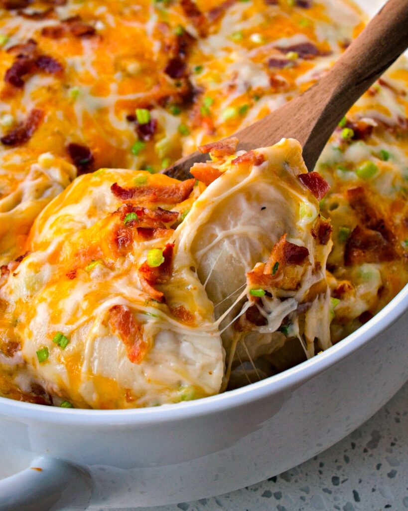 CHEESY PIEROGI CASSEROLE