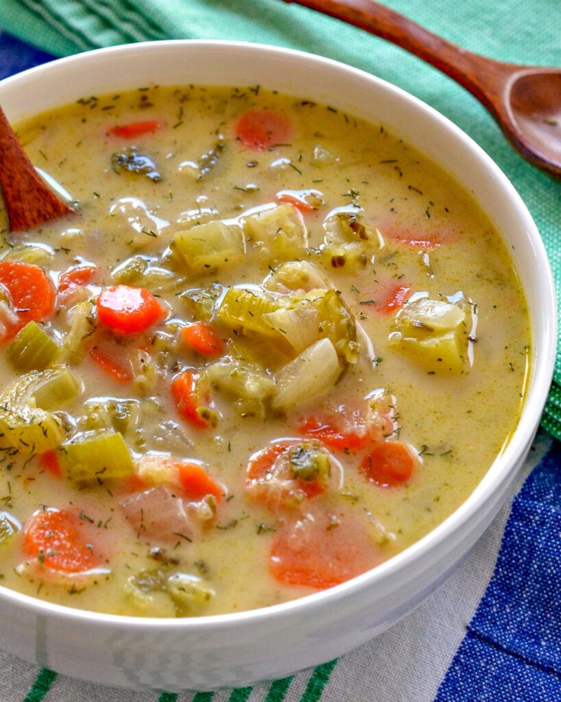 CREAMY DILL PICKLE SOUP