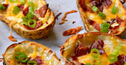 BAKED POTATO SKINS