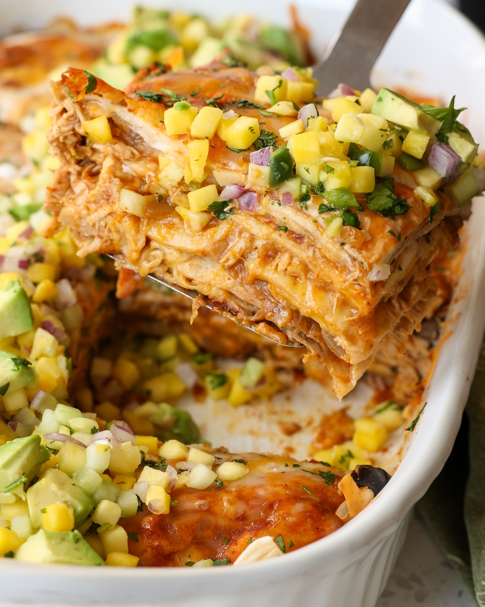 CHICKEN ENCHILADA CASSEROLE