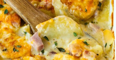 SCALLOPED POTATOES AND HAM