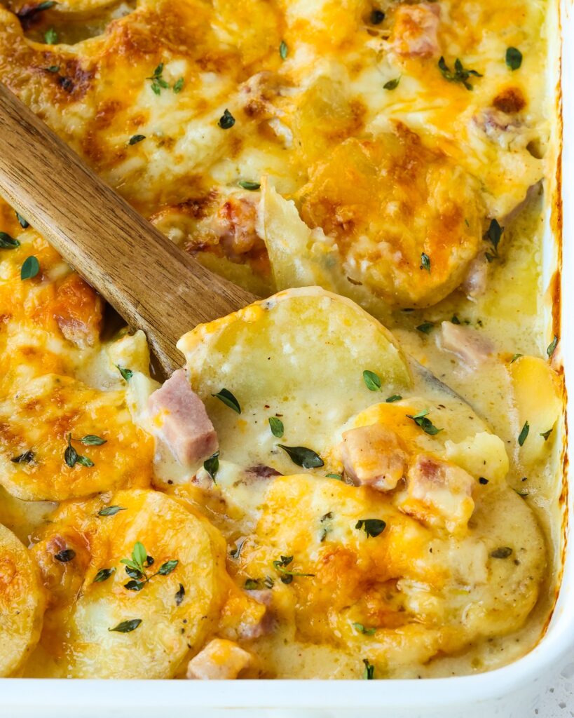 SCALLOPED POTATOES AND HAM