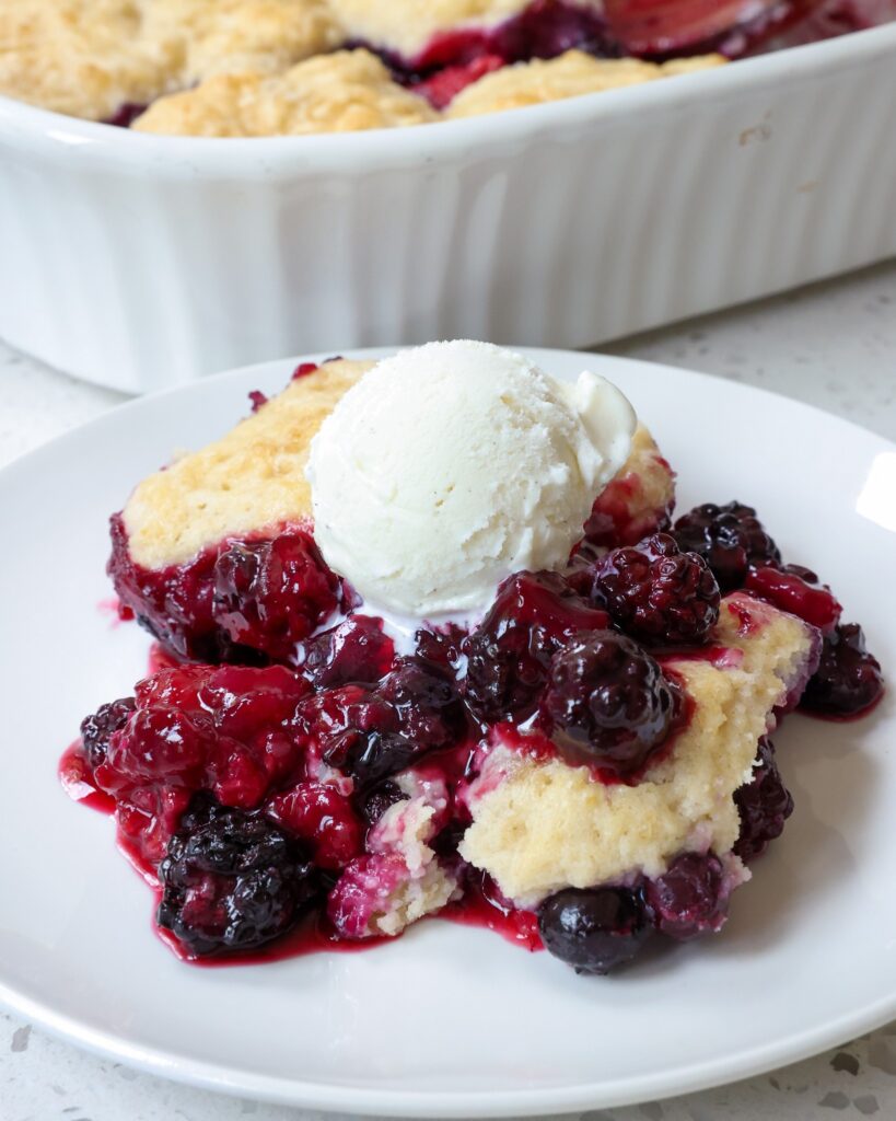 MIXED BERRY COBBLER