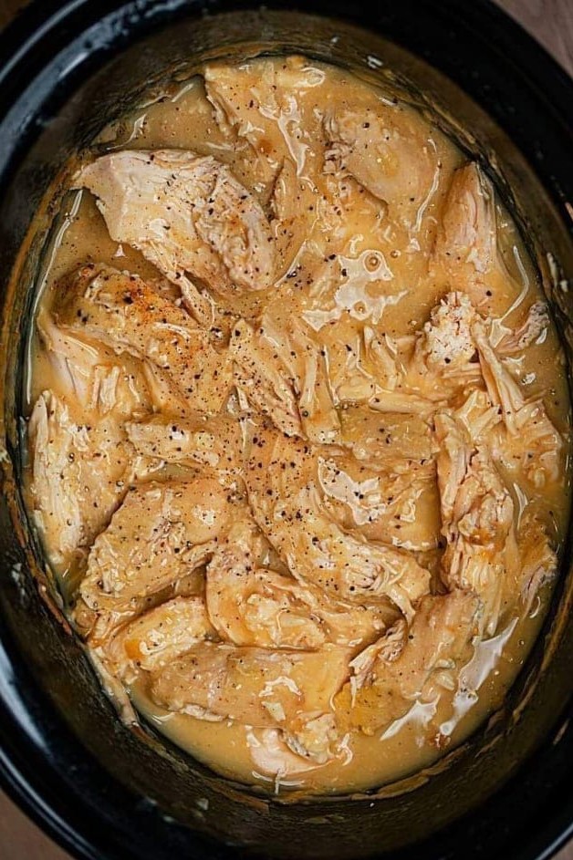 Crockpot chicken and gravy