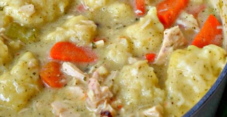 CHICKEN AND DUMPLING SOUP