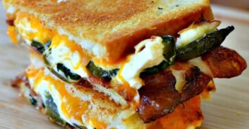 Jalapeno Popper Grilled Cheese