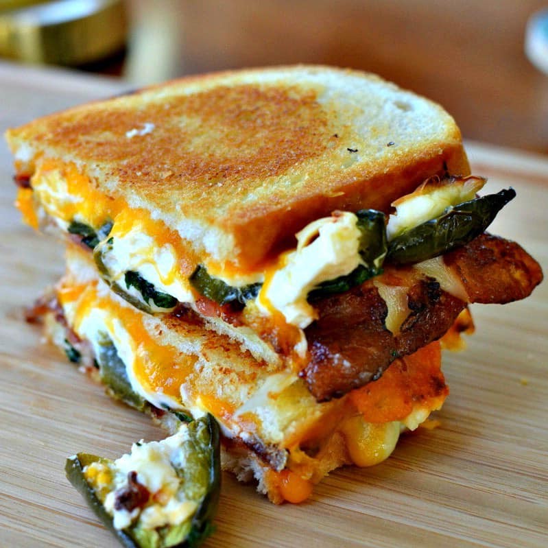 Jalapeno Popper Grilled Cheese