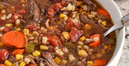 BEEF BARLEY SOUP