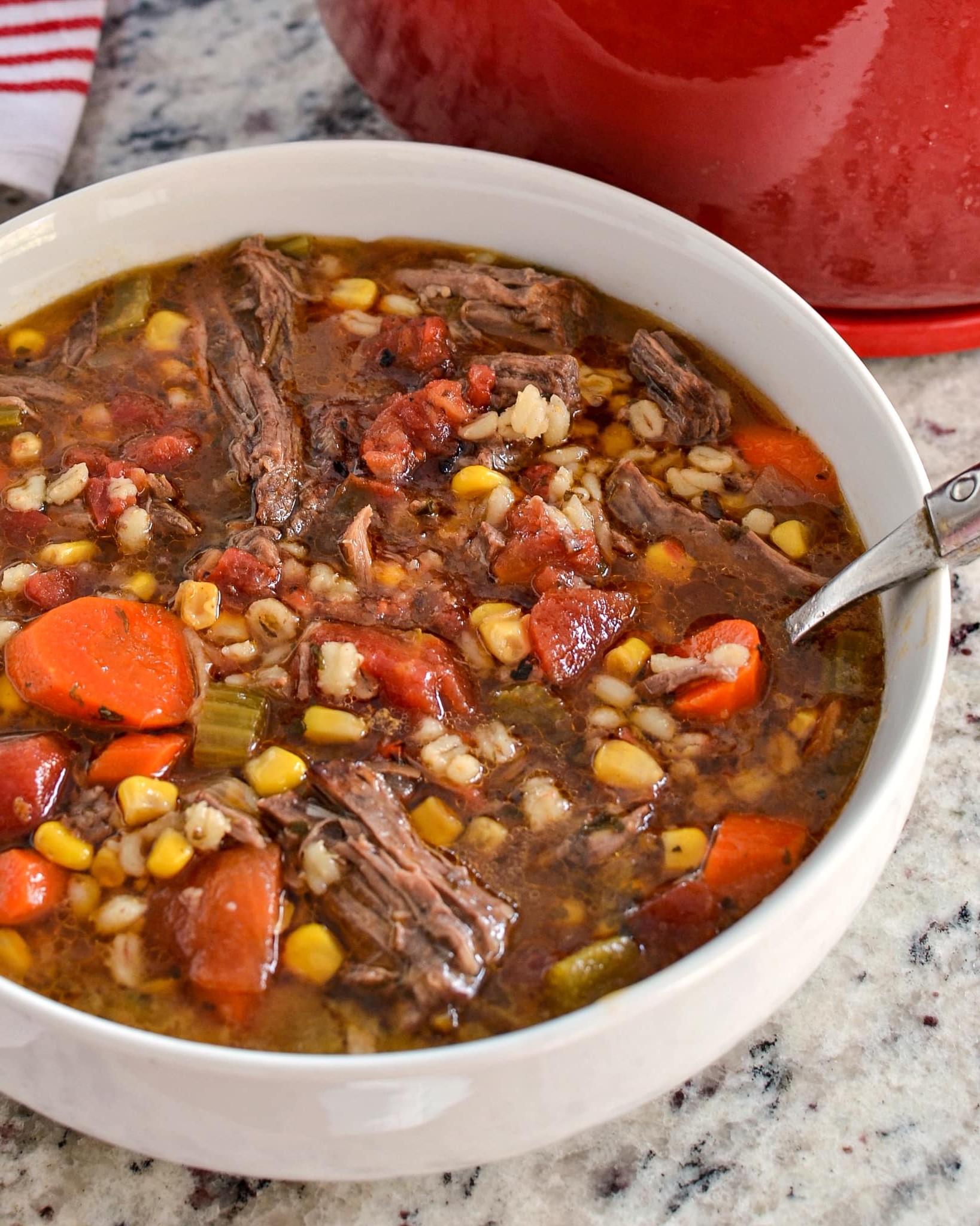 BEEF BARLEY SOUP