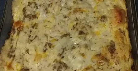 Creamed Chicken and Biscuits Casserole