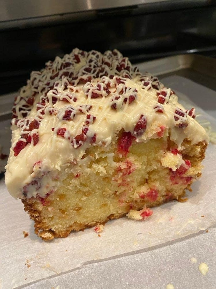 Cranberry Orange Bread with Simple Glaze