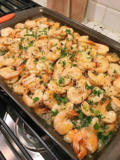 Garlic Parmesan Roasted Shrimp