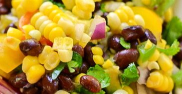 FRESH BLACK BEAN AND CORN SALAD