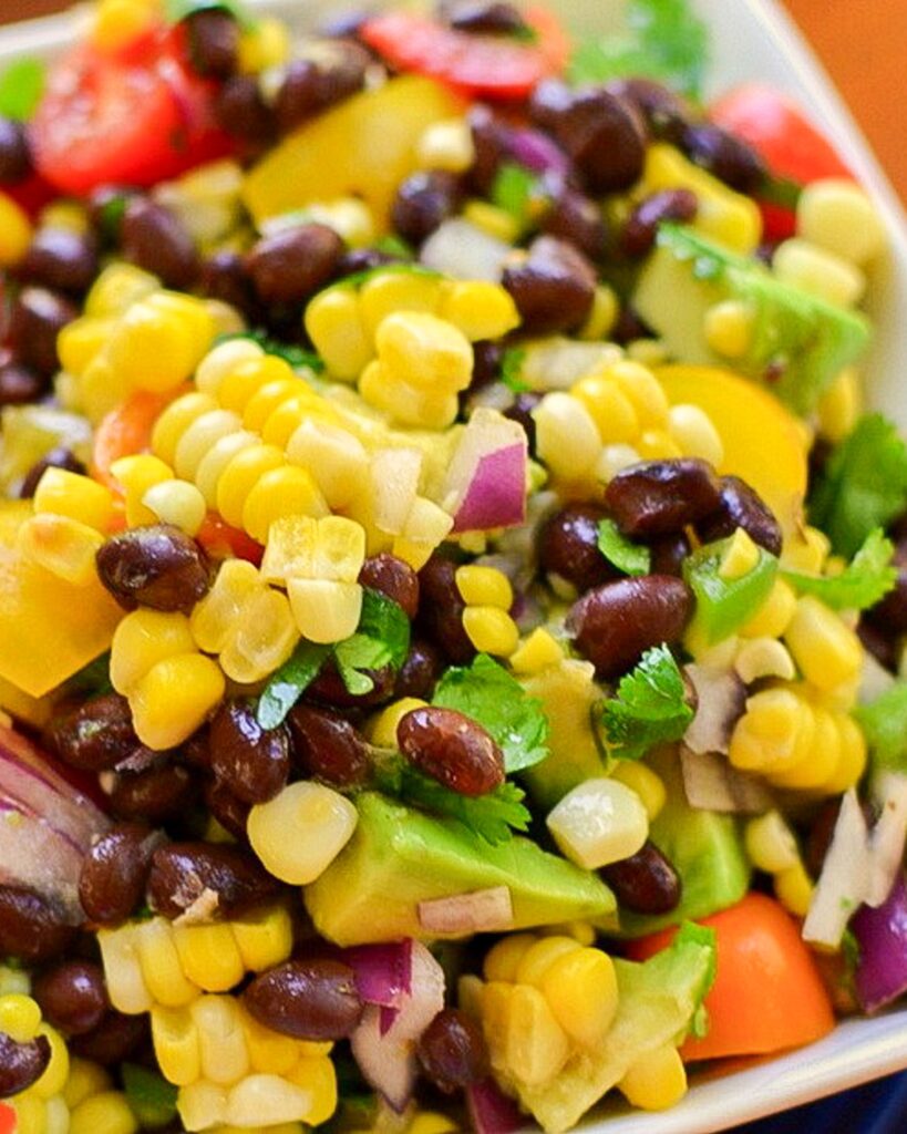 FRESH BLACK BEAN AND CORN SALAD