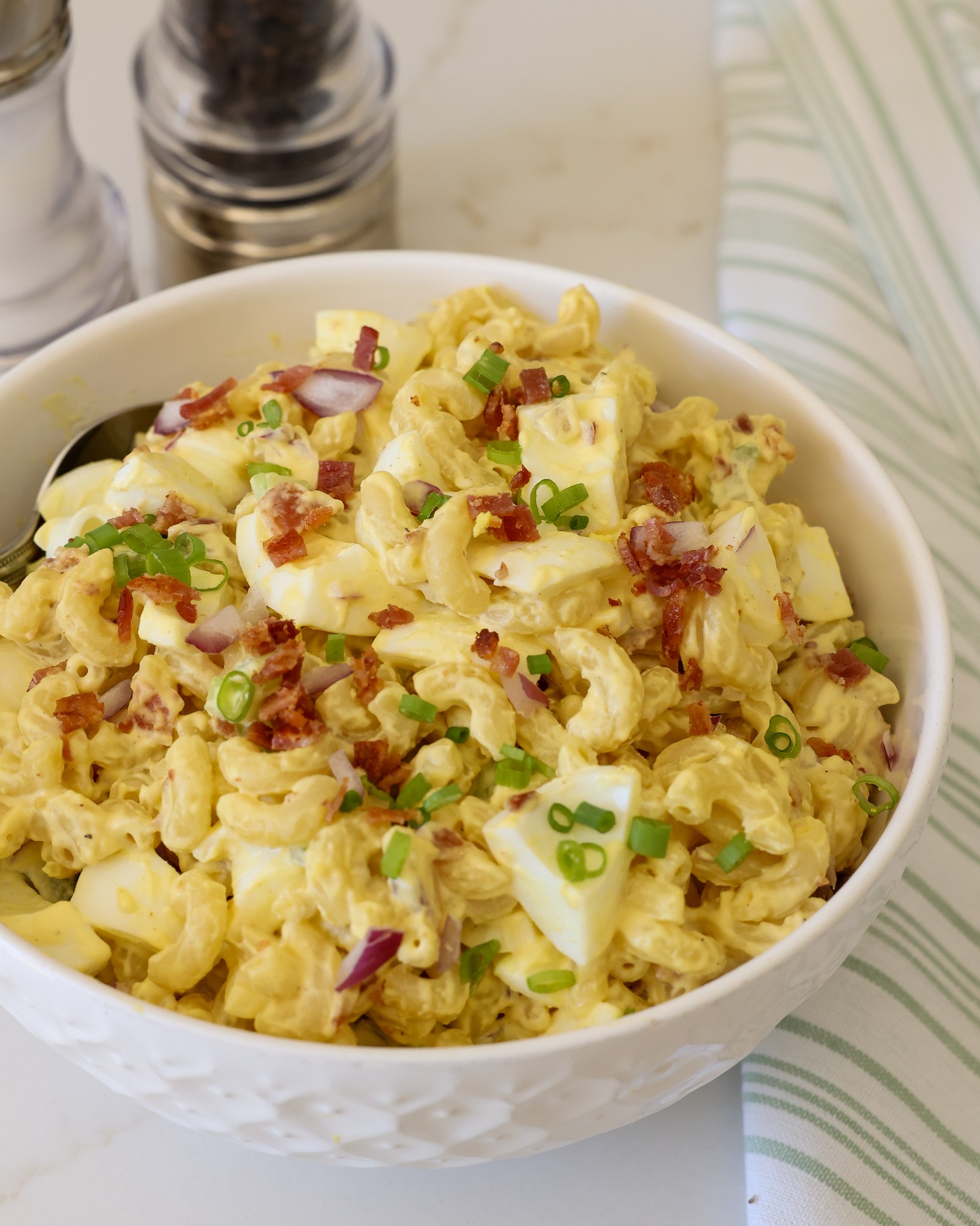 DEVILED EGG PASTA SALAD