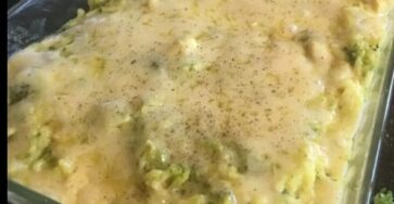 Broccoli Rice Cheese and Chicken Casserole