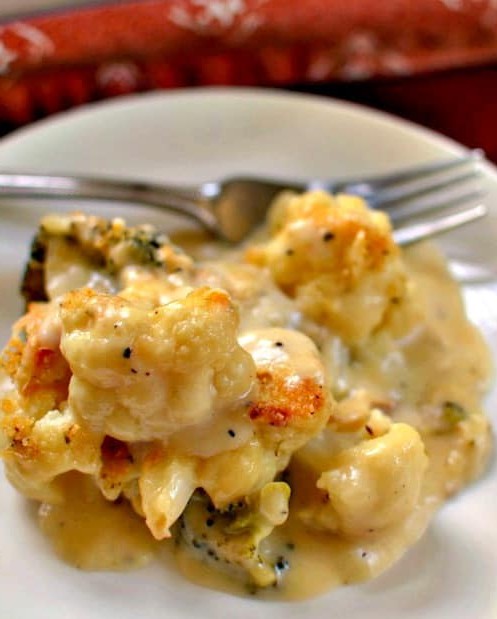 CAULIFLOWER AU GRATIN