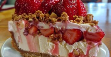 Strawberry Crunch Cheesecake