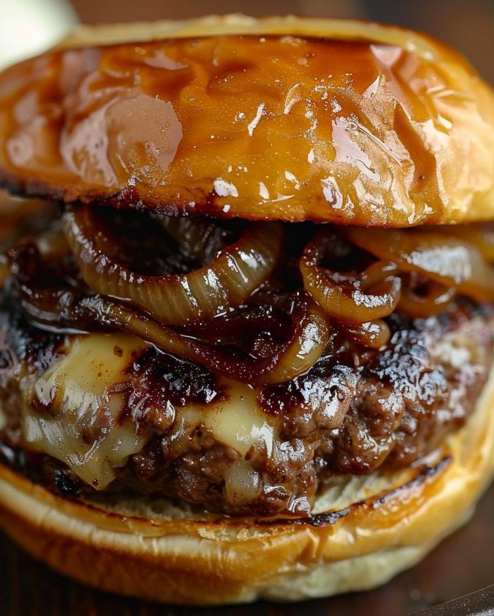 French Onion Soup Burgers